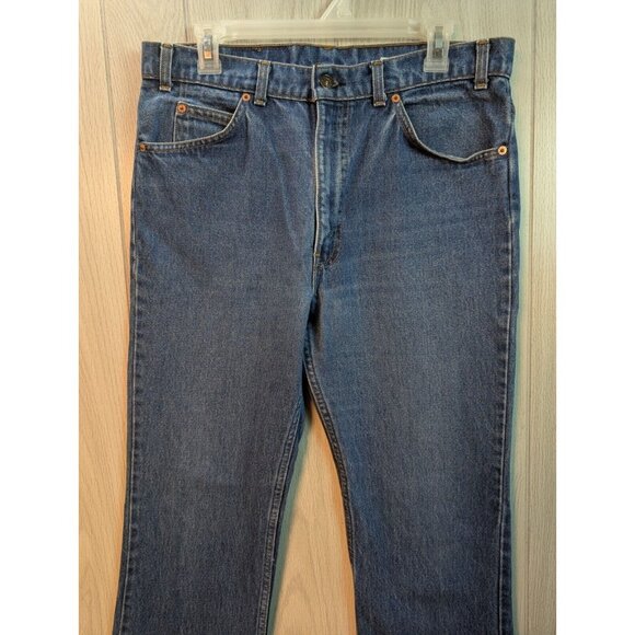 Vintage Levis Orange Tab 517 Jeans Men’s Bootcut Size 34x32 USA Made - Picture 2 of 11